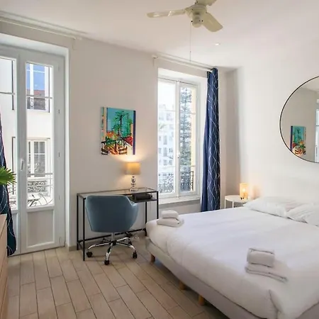 Appartamento #21 2 Bdr Balconies 10 Mins Walk To Sea 5Mins To Tram Nizza Esterno foto